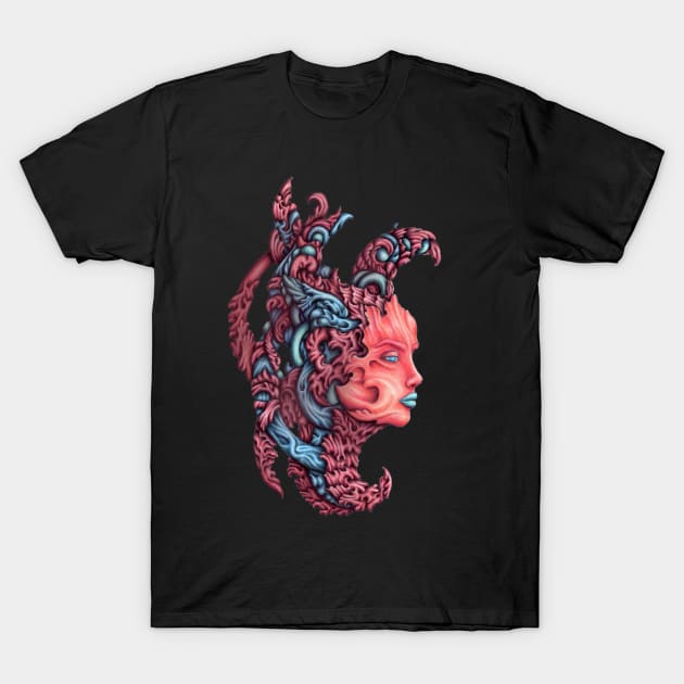 abstract portrait T-Shirt by Hedgeh0g